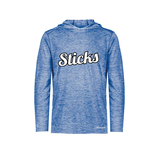 [FOLHCGRY-AS-LOGO1] Decker Men's Charge Hoodie (Adult S, Royal, Logo 1)