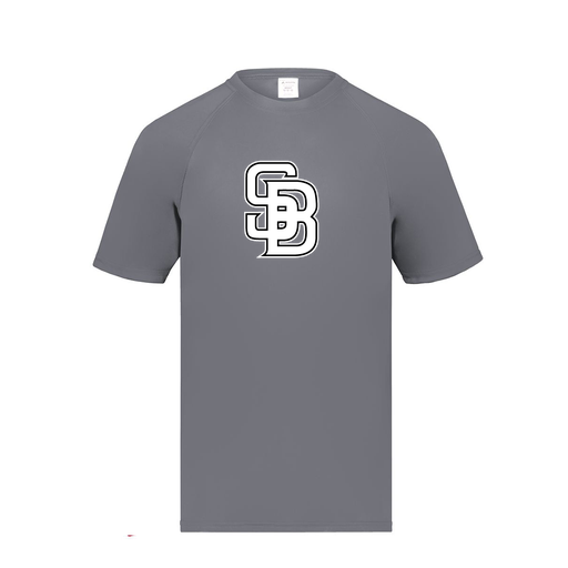 [2790.059.S-LOGO3] Men's Smooth Sport T-Shirt (Adult S, Gray, Logo 3)
