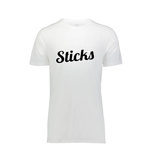 [FTSCUBWH-AS-LOGO2] Decker Men's Tri-Blend T-Shirt - Short Sleeve (Adult S, White, Logo 2)