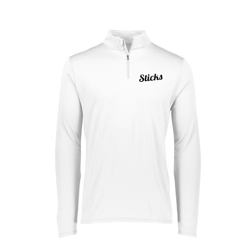 [FTLQFLWH-FAXS-LOGO2] Decker Women's Flex-Lite 1/4 Zip Shirt (Female Adult XS, White, Logo 2)