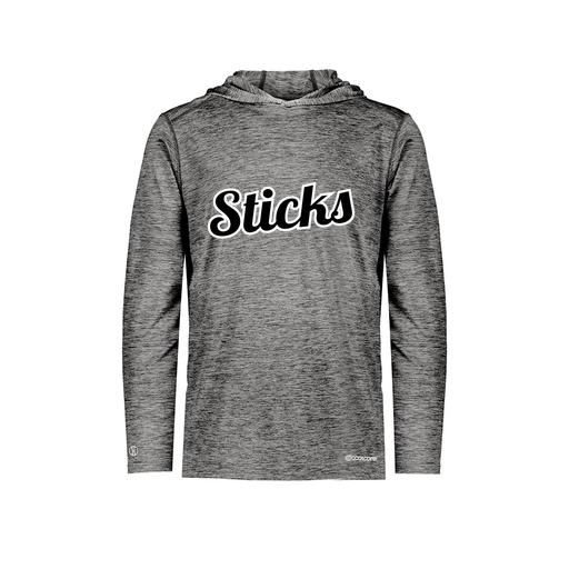 [FOLHCGBK-YS-LOGO2] Decker Youth Charge Hoodie (Youth S, Black, Logo 2)