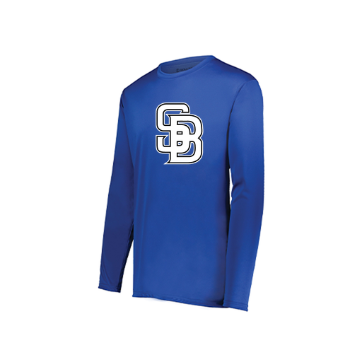 [222822.060.XS-LOGO3] Men's LS Smooth Sport Shirt (Adult XS, Royal, Logo 3)